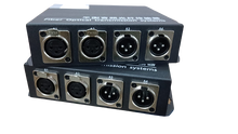 Load image into Gallery viewer, 2 Channel Bi-Directional Balanced XLR Audio to Fiber Extender to 20 Km