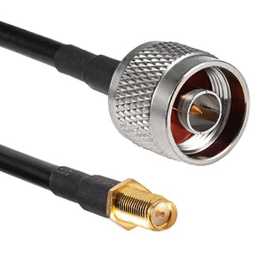 RF CONNECTORS & CABLE-2M N-Type Male to RP-SMA Female Antenna RF Coaxial Extension Pigtail Cable-NPC Wireless