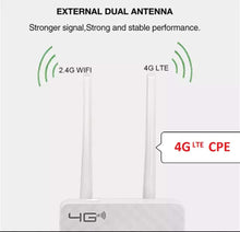 Load image into Gallery viewer, 4G Router Data Booster- 4G LTE sim Based WiFi Router- 300 MBPS-NPC Wireless