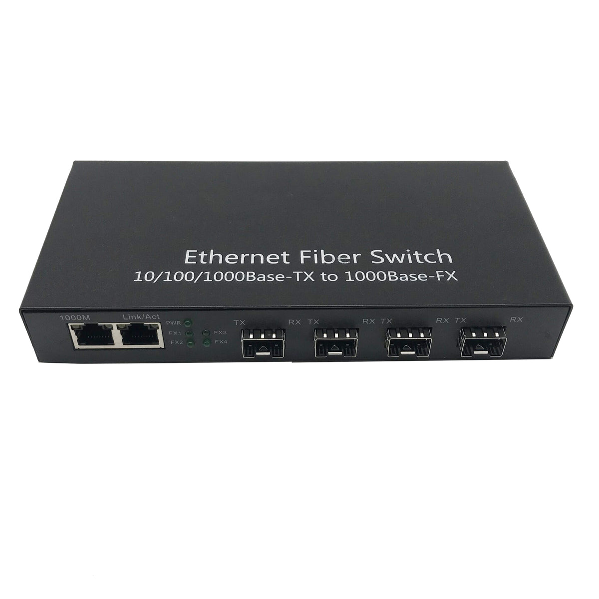 4 port SFP fiber Giga switch 4+2 Fiber switch brand