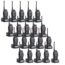 Load image into Gallery viewer, Baofeng (20 Pcs) Two Way Handheld Interphone Radio 16CH 400-470MHZ Long Range Walkie Talkie (Black)