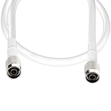 Load image into Gallery viewer, NPC LMR 400/RG-213/RG-8U Low Loss Coaxial Cable with N-Male Connectors for Outdoor/Indoor Usage (2 Meter or 6.5 Feet) - White