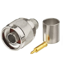 Load image into Gallery viewer, RF CONNECTORS & CABLE- N-Male Plug Crimp Connector for LMR 400 RF Coaxial Cable-NPC Wireless
