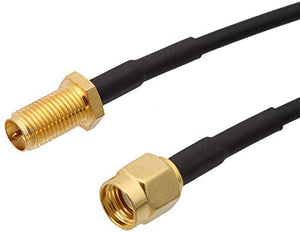 RF CONNECTORS & CABLE-RP-SMA Coaxial Cable to RP-SMA Female-NPC Wireless