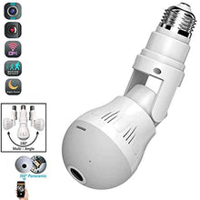 Load image into Gallery viewer, 1080P HD WiFi LED Bulb wifi camera sd card supported .