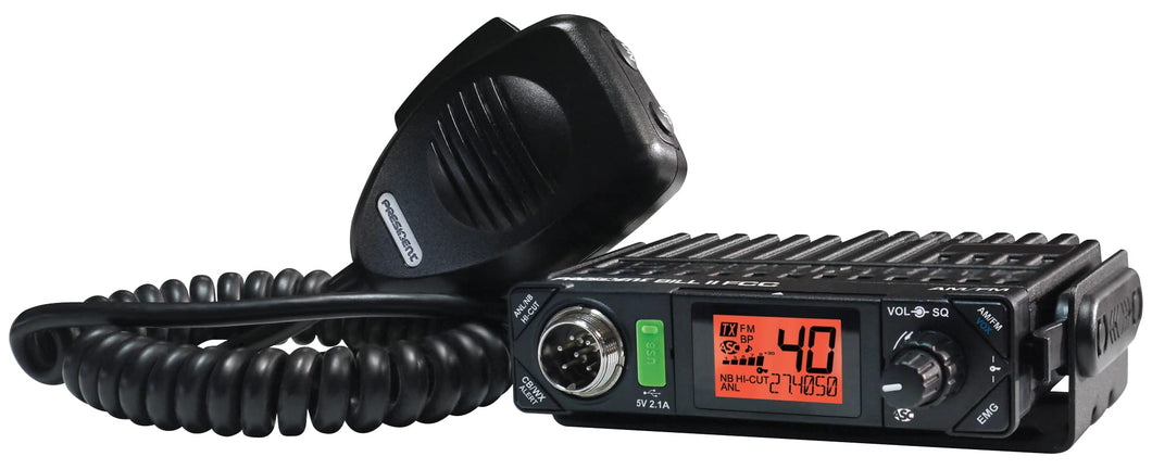 President Bill II CB Radio 27 Mhz , licence free european make