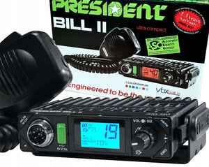 President Bill II CB Radio 27 Mhz , licence free european make