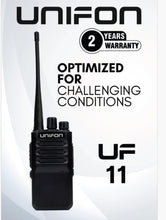 Load image into Gallery viewer, Unifone License Free walie talkie  2 year waranty 446 Mhz PMR
