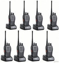 Load image into Gallery viewer, BaoFeng 8 pcs  BF-888S   Walkie Talkie- Long Range (Pack of 8, Black)
