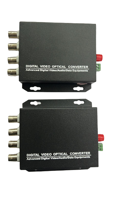 NPC 4 channel AHD cctv to Fiber 20 kms  with RS 485 Fc port 960P