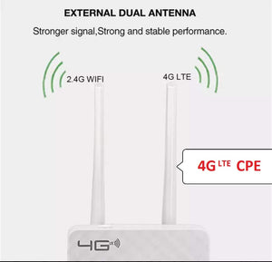 4G Router Data Booster- 4G LTE sim Based WiFi Router- 300 MBPS-NPC Wireless