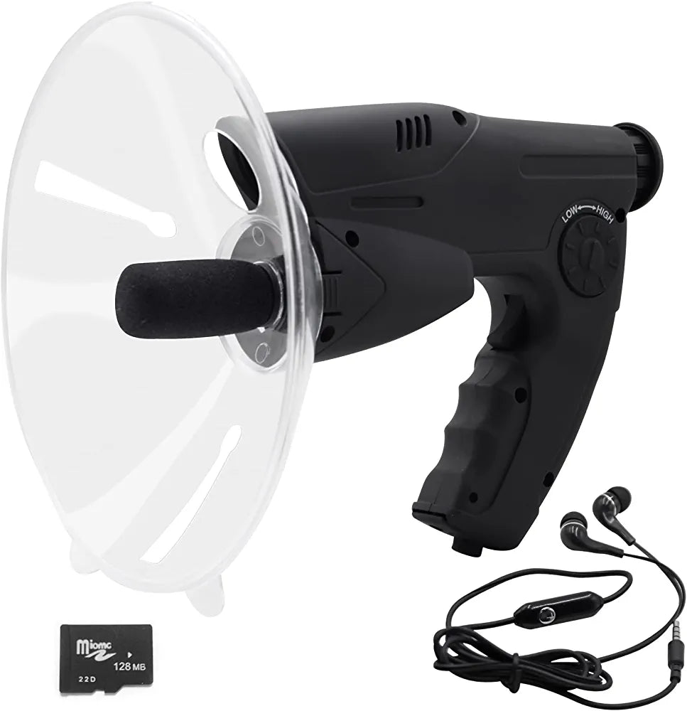 parabolic microphone EVP listening for paranormal research ghost hunting