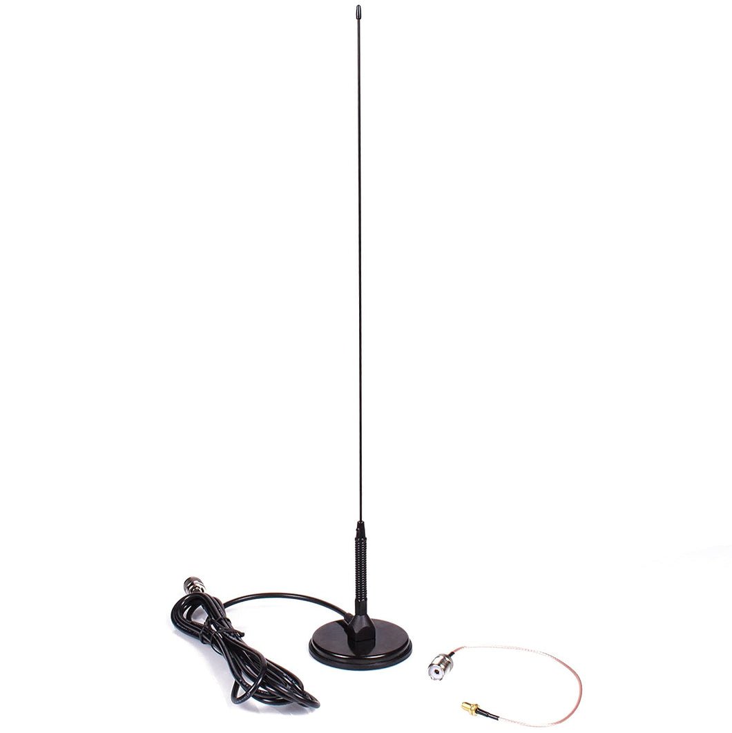 Authentic Genuine Nagoya UT-72 Super Loading Coil 19-Inch Magnetic Mount VHF-UHF (144-430Mhz) Antenna PL-259-NPC Wireless