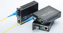 Load image into Gallery viewer, FIBER OPTIC EQUIPMENT- fiber  optic media convertor   ( Lan to  Fiber 25 Kms)-NPC
