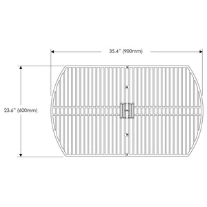 Grid Antenna-2.4GHz 24dBi Directional Grid Parabolic Antenna N Female Connector Weather Resistant (2.4 GHz Point to Point)-NPC Wireless