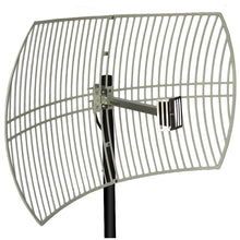 Load image into Gallery viewer, Grid Antenna-2.4GHz 24dBi Directional Grid Parabolic Antenna N Female Connector  Weather Resistant (2.4 GHz Point to Point)-NPC Wireless
