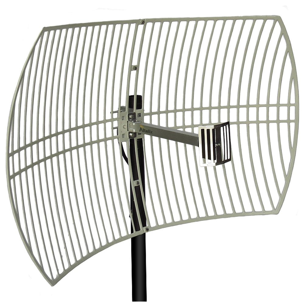 NPC 24dBi Directional Grid Parabolic Antenna N Female Connector Weather Resistant GHz Point to Point)