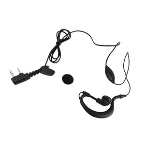 License-free Walkie-Talkie-BaoFeng 2-pin K Type Hanging Earphone with Microphone-NPC Wireless