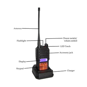 License-free Walkie-Talkie-RENMAX UV9Rplus Long Range Transceiver-NPC Wireless