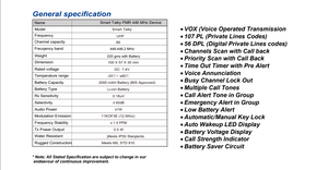 License-free Walkie-Talkie-Vertel license free smart talkie-NPC Wireless