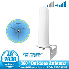 Load image into Gallery viewer, NPC Wireless-4G LTE External Barrel Antenna with LMR 200 Coaxial Cable SMA-Male to N-Male Connector-12 dBi Antenna for Wireless Wi-Fi Router, GSM Landline, Modem-2 Year WARANTY
