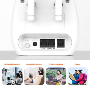 4G Router Data Booster-Tenda 4G680V2.0 3G/4G 300Mbps Wireless N300 4G LTE and Volte Router (SIM Based, Not a Modem)-Tenda