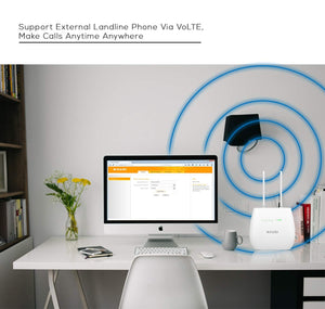 4G Router Data Booster-Tenda 4G680V2.0 3G/4G 300Mbps Wireless N300 4G LTE and Volte Router (SIM Based, Not a Modem)-Tenda