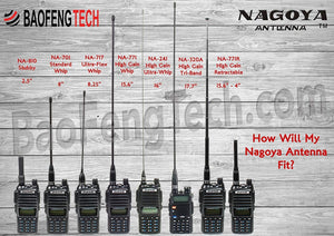 VHF/UHF Antennas-Authentic Genuine Nagoya NA-771 15.6-Inch Whip-NPC Wireless