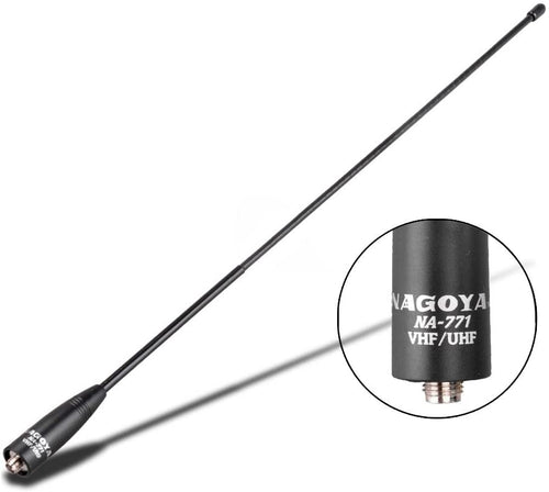 VHF/UHF Antennas-Authentic Genuine Nagoya NA-771 15.6-Inch Whip-NPC Wireless