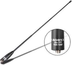 VHF/UHF Antennas-Authentic Genuine Nagoya NA-771 15.6-Inch Whip-NPC Wireless