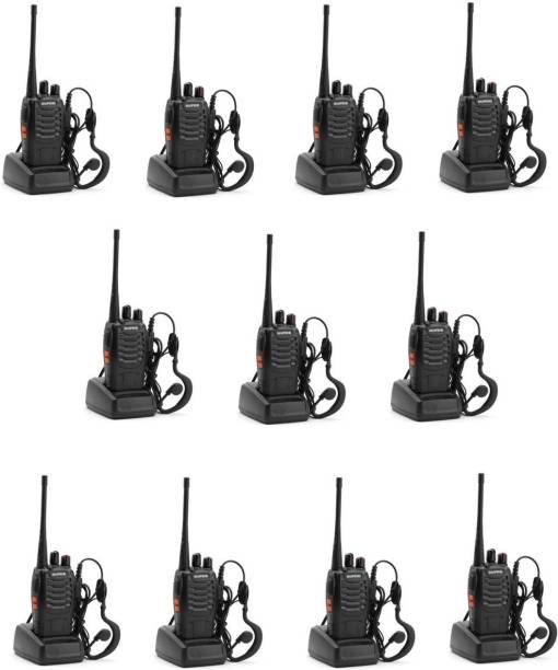 Walkie-Talkie-BF-888S UHF 400-470MHz 16CH CTCSS-DCS Hand Held Mobile Amateur-(Pack of 11)-BaoFeng