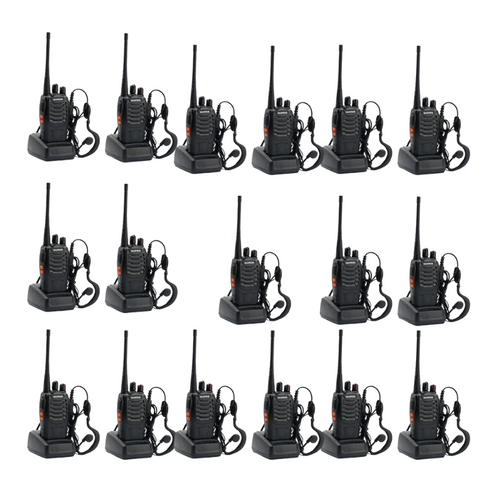 Walkie-Talkie-BF-888S UHF 400-470MHz 16CH CTCSS-DCS Hand Held Mobile Amateur-(Pack of 17)-BaoFeng