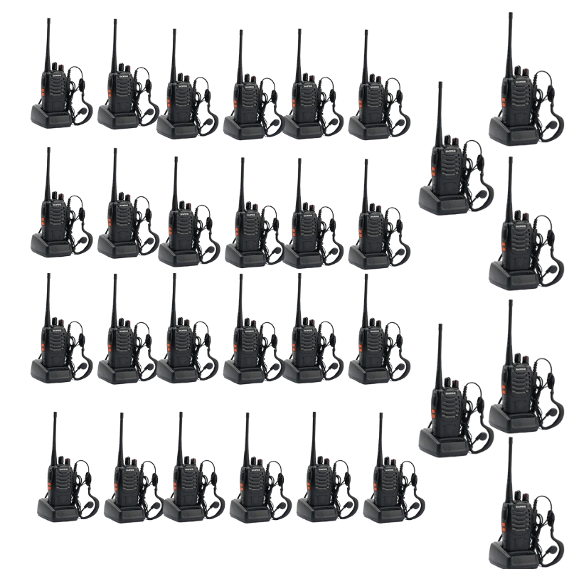Walkie-Talkie-BF-888S UHF 400-470MHz 16CH CTCSS-DCS Hand Held Mobile Amateur-(Pack of 30)-BaoFeng