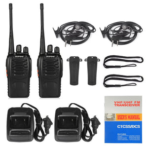 Walkie-Talkie-BF-888S UHF 400-470MHz 16CH CTCSS/DCS Hand Held Mobile Amateur-(Pack of 10)-BaoFeng
