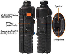 Load image into Gallery viewer, Baofeng UV5R Walkie Talkie , FM Radio, LED Torch, 5-10km Range, VHF   &amp;  UHF  dual band  1 year replacement waranty
