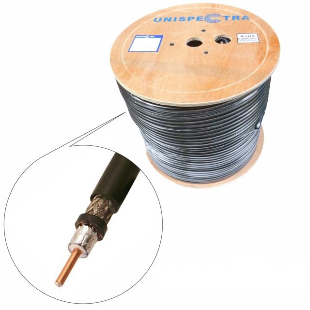 LMR 400 low loss coaxial RF cable  500 meter bundle