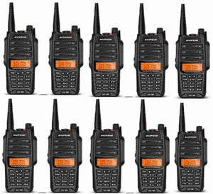 Baofeng UV 9r plus  walkie talkie set of 10